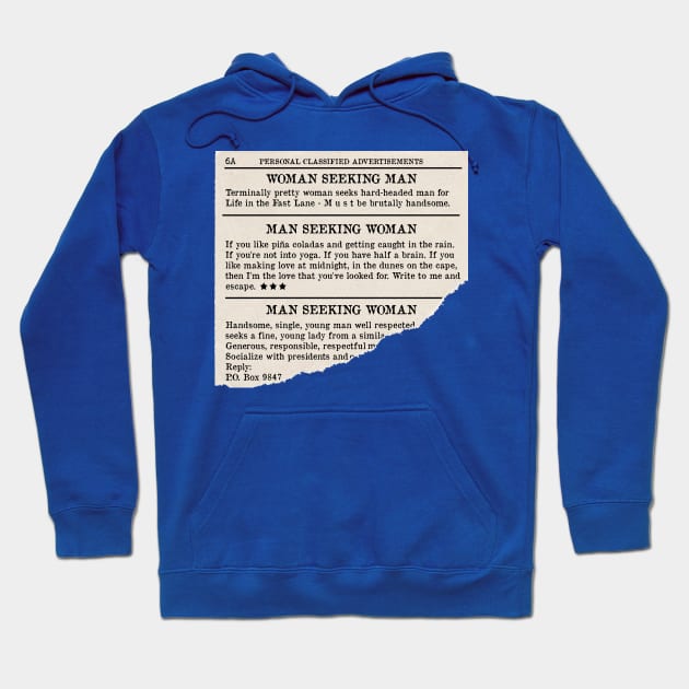 Classified Personal Ads from Song Hoodie by MonkeyKing